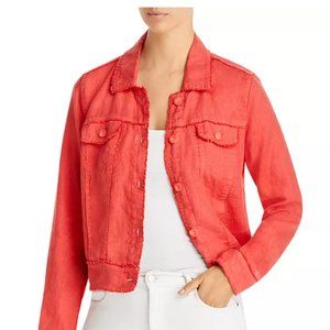 NWT Tommy Bahama Two Palms Raw-Edge Linen Jacket